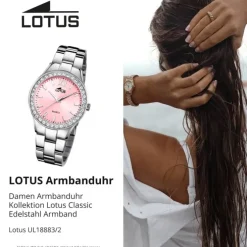 Lotus Damenuhr Edelstahl silber Lotus Classic Armbanduhr UL18883/2
