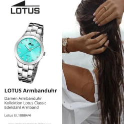 Lotus Damenuhr Edelstahl silber Lotus Classic Armbanduhr UL18884/4
