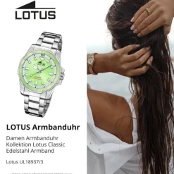 Lotus Damenuhr Edelstahl silber Lotus Classic Armbanduhr UL18937/3