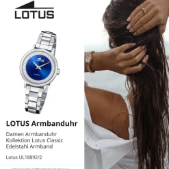 Lotus Damenuhr Edelstahl silber Lotus Classic Armbanduhr UL18892/2