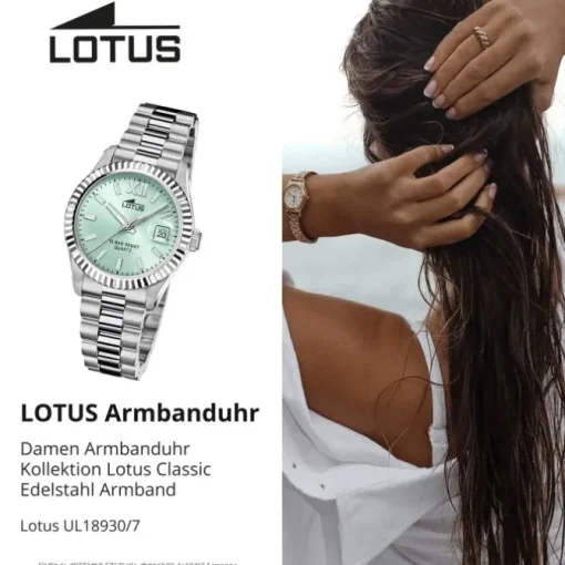 Lotus Damenuhr Edelstahl silber Lotus Classic Armbanduhr UL18930/7