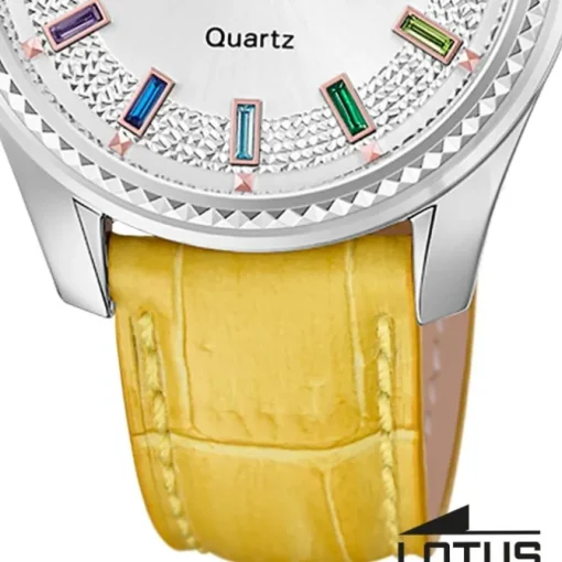 Lotus Damenuhr Leder gelb Lotus Classic Armbanduhr UL18899/2