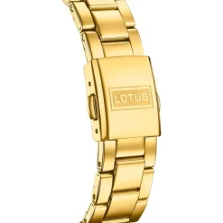 Lotus Damenuhr Leder gold Lotus Classic Armbanduhr UL18902/2