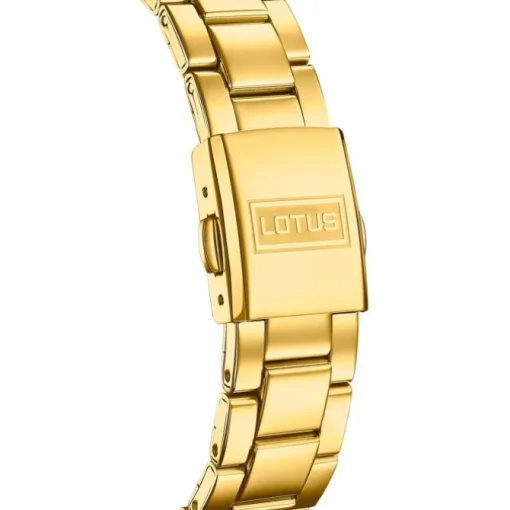 Lotus Damenuhr Leder gold Lotus Classic Armbanduhr UL18902/2