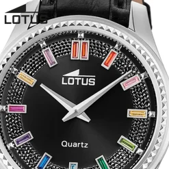 Lotus Damenuhr Leder schwarz Lotus Classic Armbanduhr UL18899/6