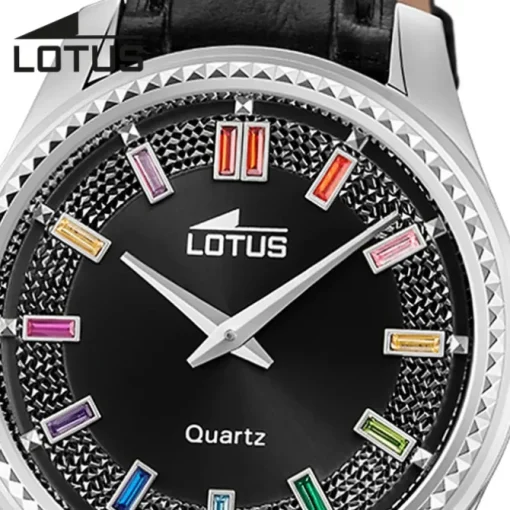 Lotus Damenuhr Leder schwarz Lotus Classic Armbanduhr UL18899/6