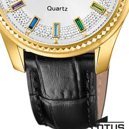 Lotus Damenuhr Leder schwarz Lotus Classic Armbanduhr UL18900/1