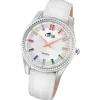 Lotus Damenuhr Leder weiß Lotus Classic Armbanduhr UL18899/1