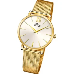 Lotus Damenuhr Minimalist Armbanduhr Edelstahl gold UL18732/1