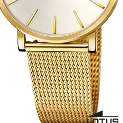 Lotus Damenuhr Minimalist Armbanduhr Edelstahl gold UL18732/1