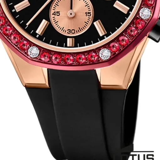 Lotus Damenuhr Silikon schwarz Lotus Classic Armbanduhr UL18877/1