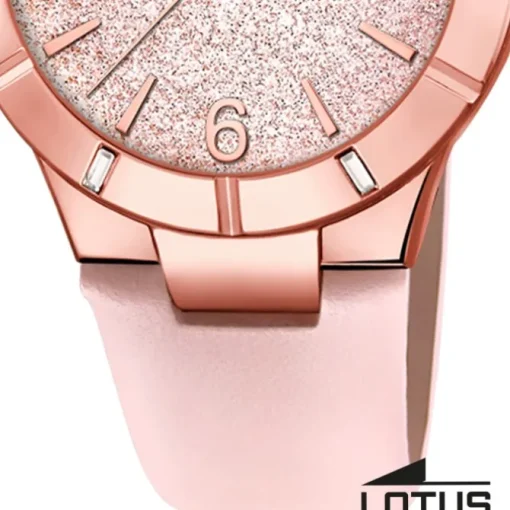Lotus Damenuhr Trendy Armbanduhr Leder hellrosa UL18610/2