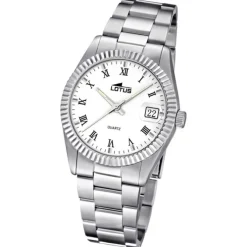 LOTUS Damenuhr Typ R. Analog Quarz Uhr Edelstahl Armband silber UL15822/1