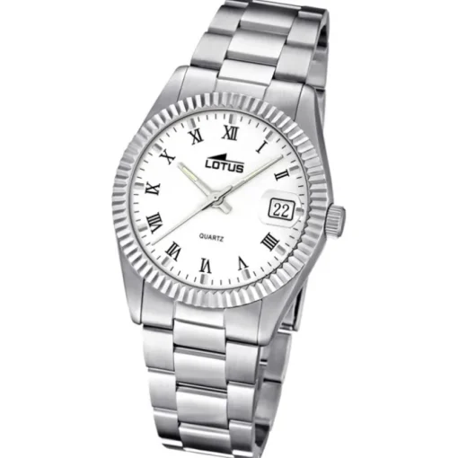 LOTUS Damenuhr Typ R. Analog Quarz Uhr Edelstahl Armband silber UL15822/1