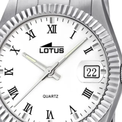LOTUS Damenuhr Typ R. Analog Quarz Uhr Edelstahl Armband silber UL15822/1