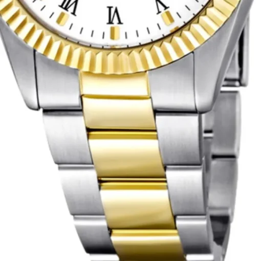 LOTUS Damenuhr Typ R. Analog Quarz Uhr Edelstahl Armband silber UL15823/1