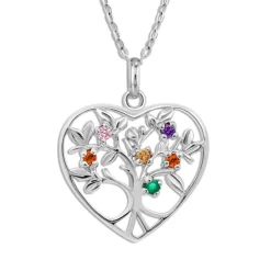 LOTUS Halskette Herz Lotusbaum 925 Silber Lotus Silver Tree of Life JLP3199-1-1