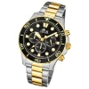 Lotus Herren Armbanduhr 18757/2 Chronograph Edelstahl silber gold UL18757/2