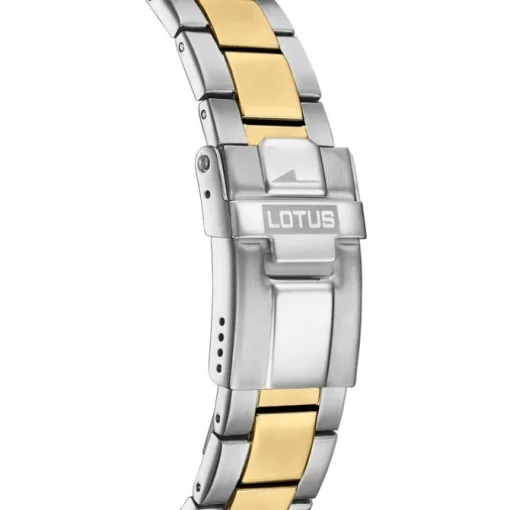 Lotus Herren Armbanduhr 18757/5 Chronograph Edelstahl silber gold UL18757/5