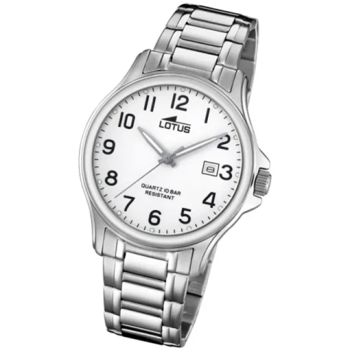 LOTUS Herren Armbanduhr Classic 18645/1 Quarz Edelstahl silber UL18645/1
