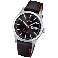 LOTUS Herren Armbanduhr Classic 18671/4 Quarz Leder schwarz UL18671/4