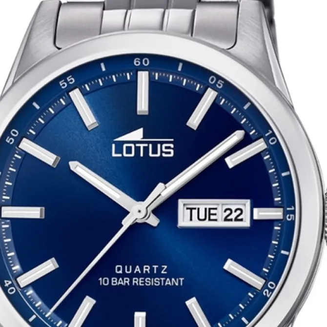 LOTUS Herren Armbanduhr Classic 18670/3 Quarz Edelstahl silber UL18670/3