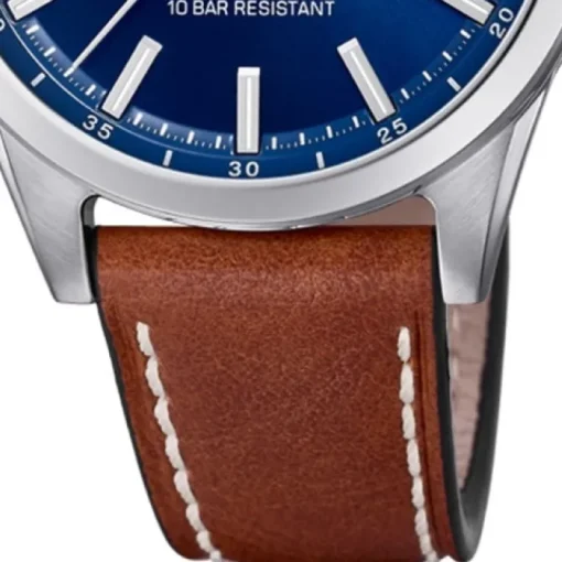 LOTUS Herren Armbanduhr Classic 18671/3 Quarz Leder braun UL18671/3