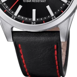 LOTUS Herren Armbanduhr Classic 18671/4 Quarz Leder schwarz UL18671/4