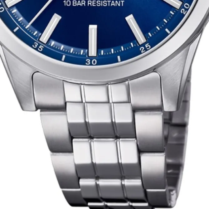 LOTUS Herren Armbanduhr Classic 18670/3 Quarz Edelstahl silber UL18670/3