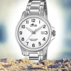 LOTUS Herren Armbanduhr Classic 18645/1 Quarz Edelstahl silber UL18645/1