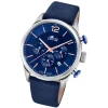 LOTUS Herren Armbanduhr Khrono 18689/2 Quarz Leder blau UL18689/2