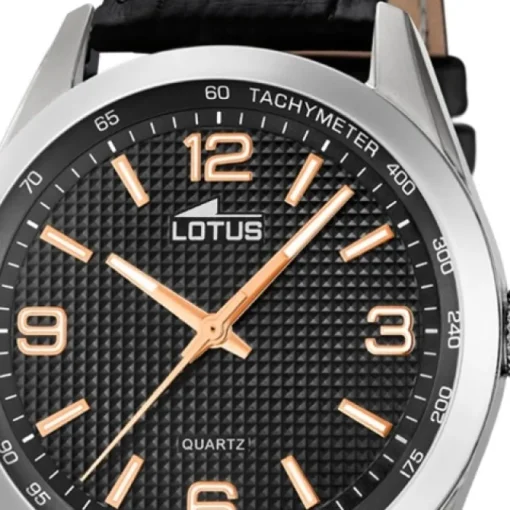 LOTUS Herren Armbanduhr Minimalist 18149/6 Quarz Leder schwarz UL18149/6
