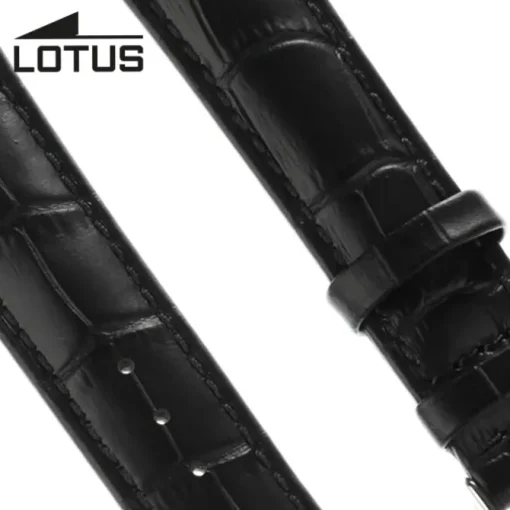 Lotus Herren Uhrenarmband 21mm Leder-Band schwarz für Lotus L18214 L18213 ULA18214/S
