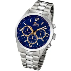 Lotus Herren-Armbanduhr Edelstahl silber 18152/6 Quarz Minimalist UL18152/6