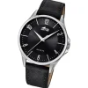 Lotus Herren-Armbanduhr Leder schwarz 18518/4 Quarz klassisch UL18518/4