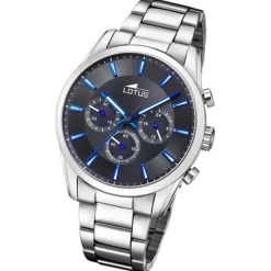 Lotus Herrenuhr Edelstahl silber Lotus Classic Armbanduhr UL18922/2