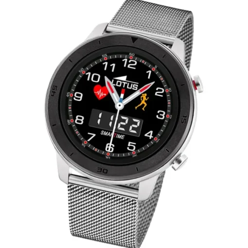 Lotus Herrenuhr Edelstahl Leder schwarz Multifunktion Armbanduhr UL50021/1