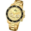 Lotus Herrenuhr Edelstahl gold Lotus Classic Armbanduhr UL18802/1
