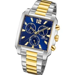 Lotus Herrenuhr Edelstahl silbergold Lotus Classic Armbanduhr UL18852/2