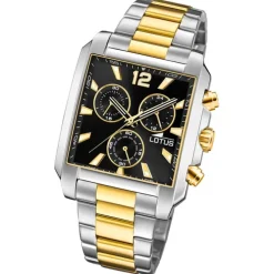 Lotus Herrenuhr Edelstahl silbergold Lotus Classic Armbanduhr UL18852/4
