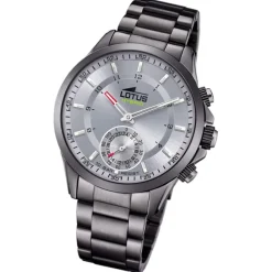 Lotus Herrenuhr Edelstahl grau Lotus Classic Armbanduhr UL18807/1
