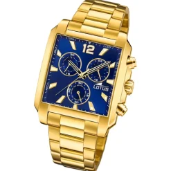 Lotus Herrenuhr Edelstahl gold Lotus Classic Armbanduhr UL18853/2
