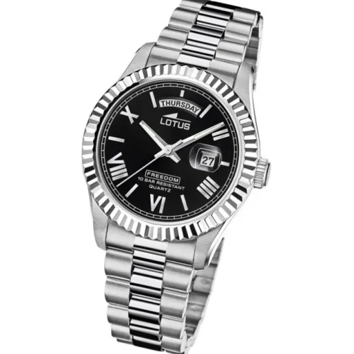 Lotus Herrenuhr Edelstahl silber Lotus Classic Armbanduhr UL18854/4