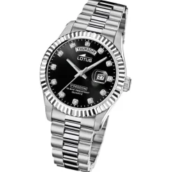 Lotus Herrenuhr Edelstahl silber Lotus Classic Armbanduhr UL18854/7