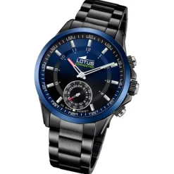 Lotus Herrenuhr Edelstahl schwarz Lotus Classic Armbanduhr UL18965/1
