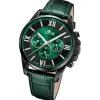 Lotus Herrenuhr Edelstahl grün Lotus Classic Armbanduhr UL18881/1