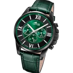 Lotus Herrenuhr Edelstahl grün Lotus Classic Armbanduhr UL18881/1