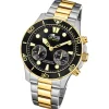 Lotus Herrenuhr Edelstahl silbergold Lotus Classic Armbanduhr UL18801/2