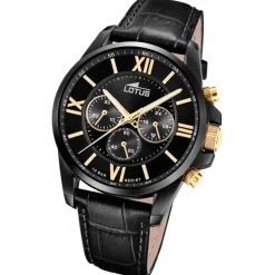Lotus Herrenuhr Edelstahl schwarz Lotus Classic Armbanduhr UL18881/3