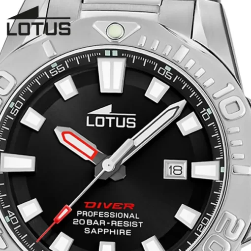 Lotus Herrenuhr Edelstahl silber Lotus Classic Armbanduhr UL18926/6